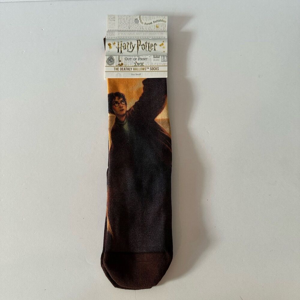 Harry Potter The Deathly Hallows Socks Size S Men's Women's Unisex